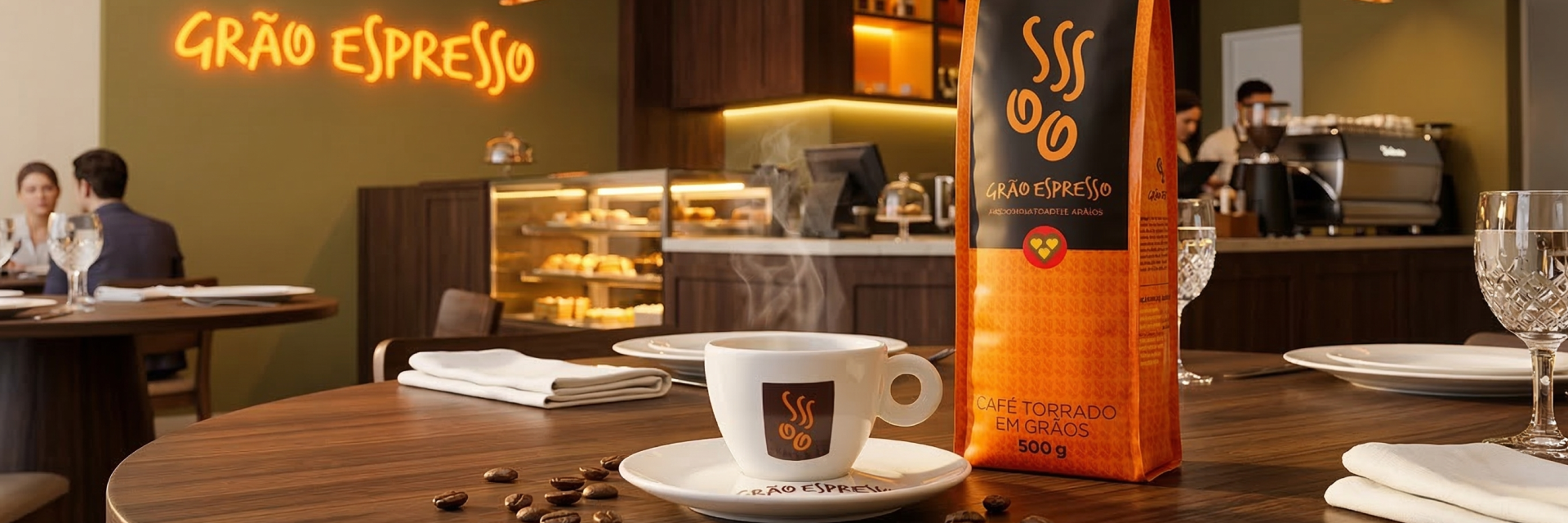 Diferenciais da franquia Grão Espresso: por que o modelo se destaca no mercado de cafeterias